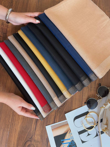 رنگبندی شال های حریر